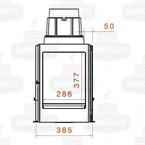 Каминная топка LCI 7 G4 (Liseo Castiron)