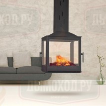 Камин LCI 5 SKY G4, труба 2 м (Liseo Castiron)