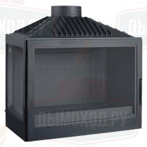 Каминная топка LCI 007 GFL, стекло слева (Liseo Castiron)