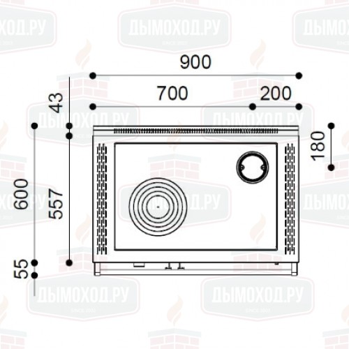 Печь-плита NEOS 90L (J. Corradi)