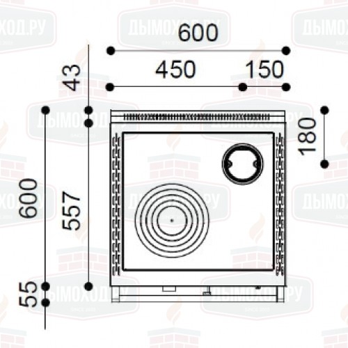 Печь-плита NEOS 60L (J. Corradi)