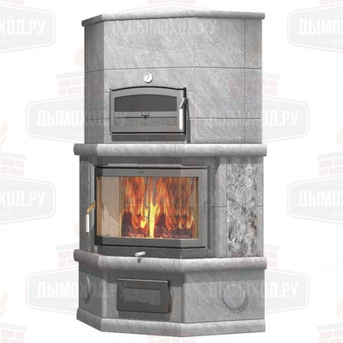 Камин VANESSA SOLO 2, c духовкой + bottom layer (NunnaUuni)