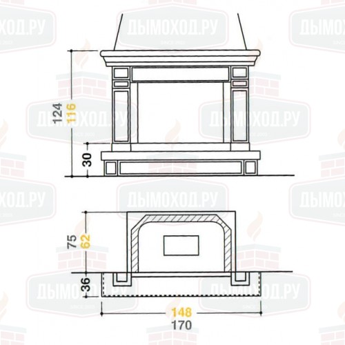 Облицовка BOLZANO (Palazzetti)