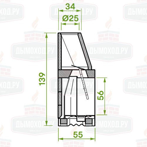 Каминная топка PATIO 78 G (Palazzetti)