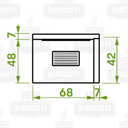 Каминная топка PATIO 76 R (Palazzetti)