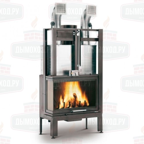 Каминная топка ECOMONOBLOCCO 78 V08 SX, левая (Palazzetti)