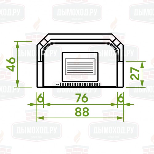 Каминная топка PATIO 78 G (Palazzetti)