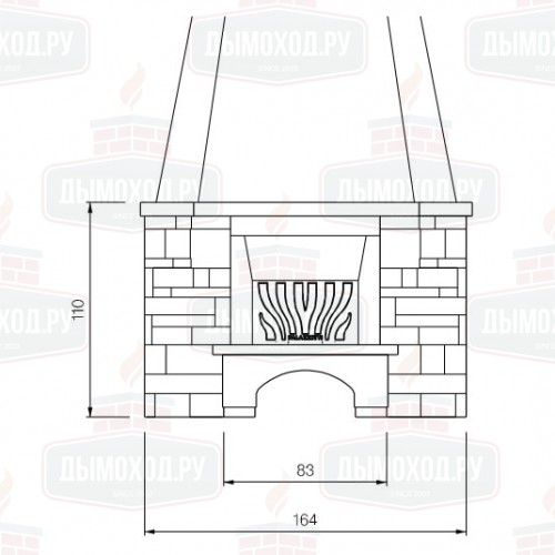 Облицовка MARSALA ANGOLO 78 (Palazzetti)
