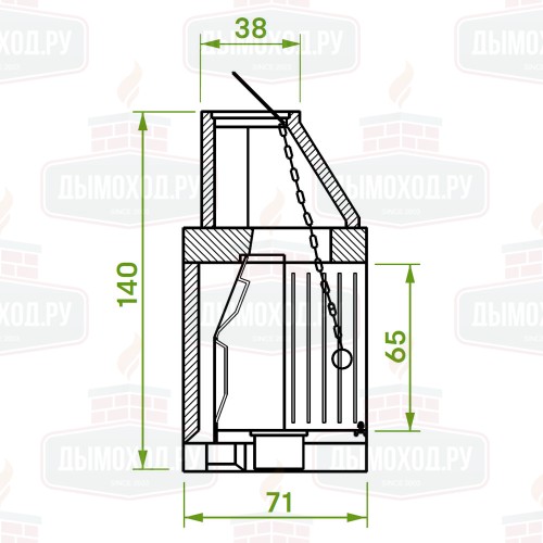 Каминная топка PATIO 96 G (Palazzetti)