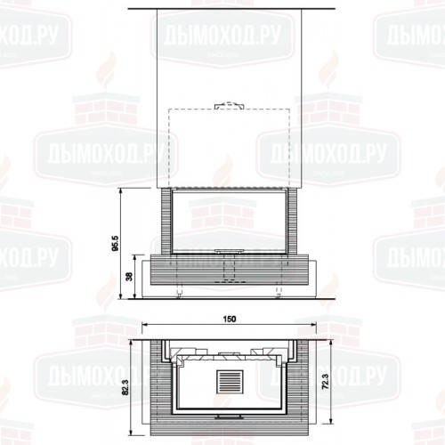 Облицовка CANNES WENGE, под SF 100 3D (Palazzetti)