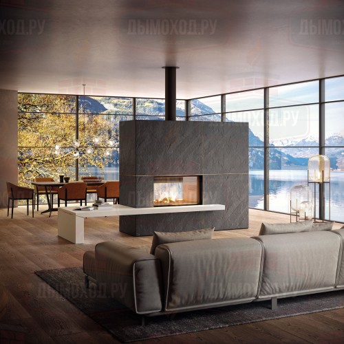 Каминная топка ECOMONOBLOCCO WT 16:9B V13 (Palazzetti)