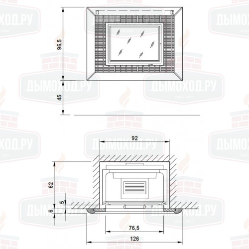 Облицовка DAMASCO PITONE (Palazzetti)