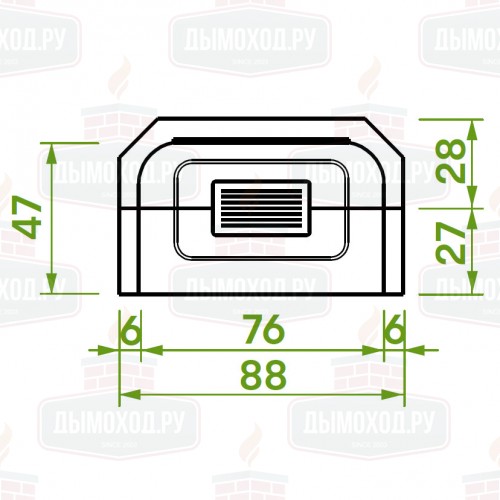 Каминная топка PATIO 78 R (Palazzetti)