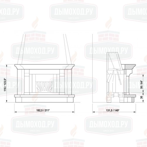 Облицовка BOLZANO CORNER (Palazzetti)