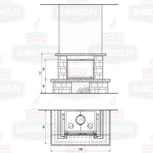 Облицовка NEUCHATEL FULLY-FITTED (Palazzetti)