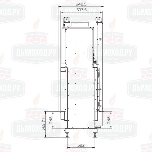 Каминная топка ECOMONOBLOCCO WT 16:9B N13 (Palazzetti)