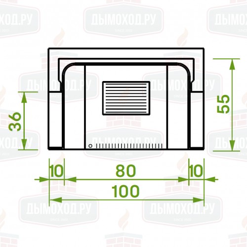 Каминная топка PATIO 86 G (Palazzetti)