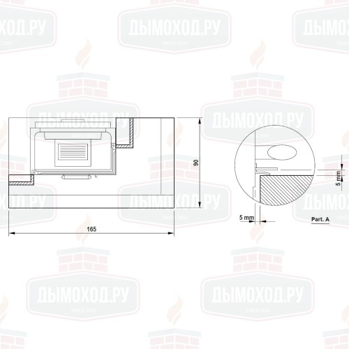 Облицовка MELBOURNE ANGOLO DX GIALLO (Palazzetti)