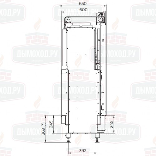 Каминная топка ECOMONOBLOCCO WT 16:9B V13 Eplus (Palazzetti)