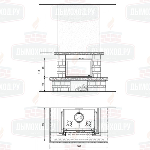 Облицовка NEUCHATEL FULLY-FITTED (Palazzetti)