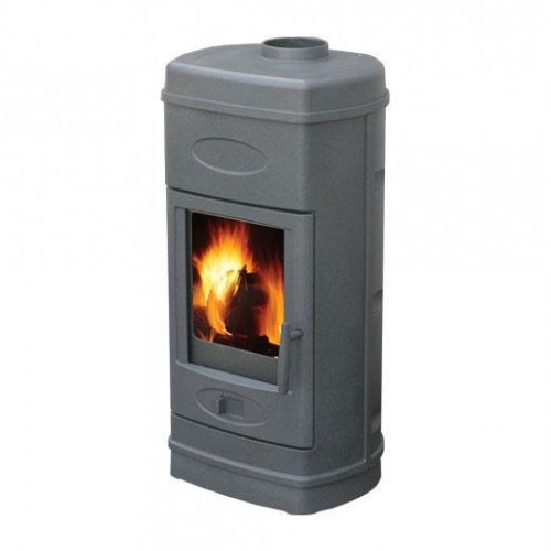 Печь AURORA эмалированная, серая (Plamen)