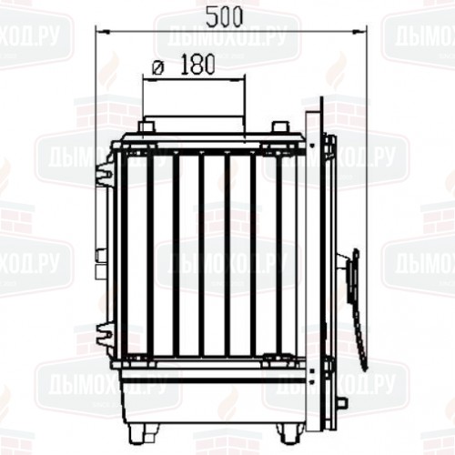 Каминная топка BARUN 1 (Plamen)