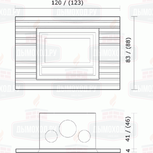 Облицовка SAHARA CORN.62 (EdilKamin)