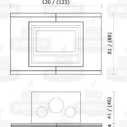 Облицовка ARABESQUE ARAB, под Pellbox SCF, Luce Plus 62 (EdilKamin)