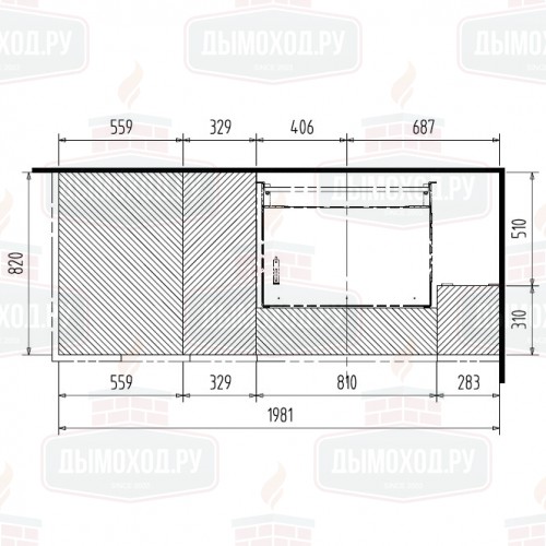 Облицовка CYNIADE, в левом углу (Richard Le Droff)