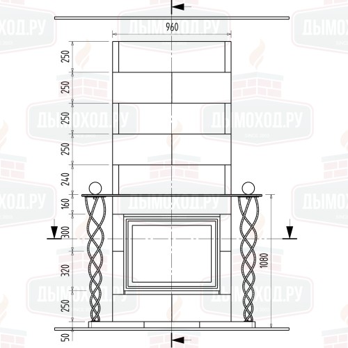 Облицовка IVOIRE 2 + желтый гранит (Richard Le Droff)