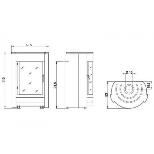 Печь BETTY OLLAIRE (Palazzetti)