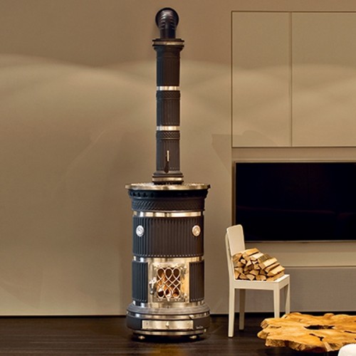 Печь MARIA LUIGIA, M9, с колонной и ажурной крышкой (Sergio Leoni)