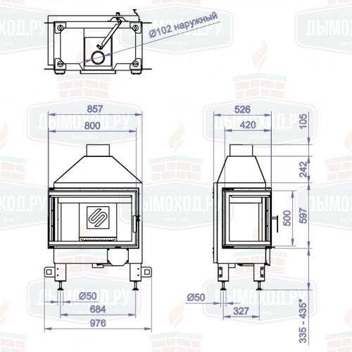 Топка CB L 800B (Stav)