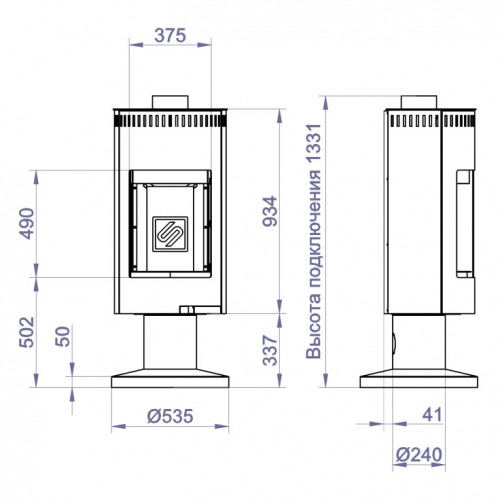Печь DENALI S (Stav)