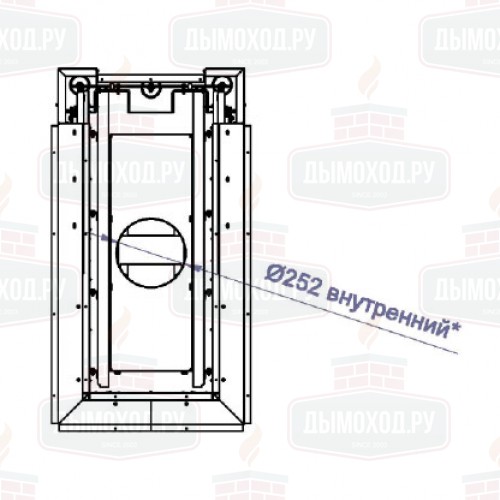 Каминная топка 3VLF 1000W (Stav)