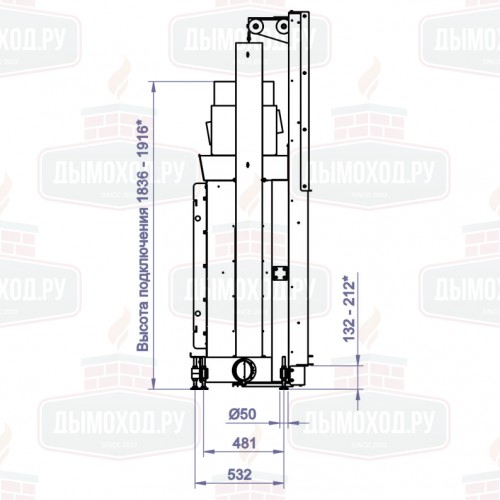 Каминная топка F 2000B (Stav)