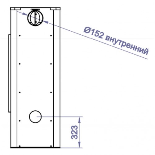 Печь DENALI LX BACK (Stav)