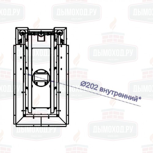Каминная топка 3VLF 850W (Stav)