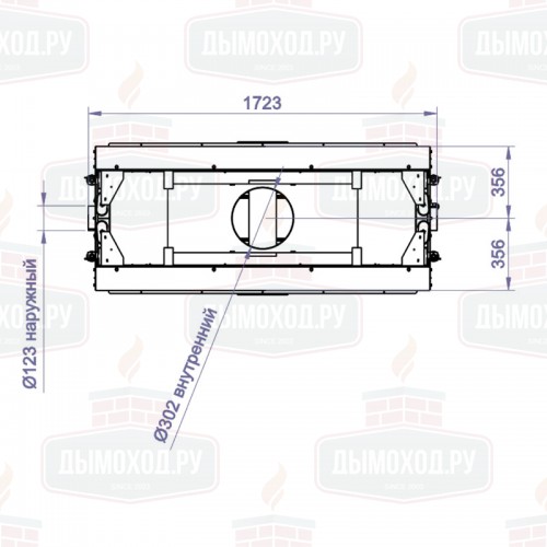 Каминная топка DF 1500W (Stav)