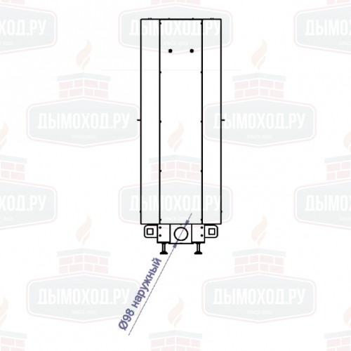 Каминная топка 3VLF 850W (Stav)