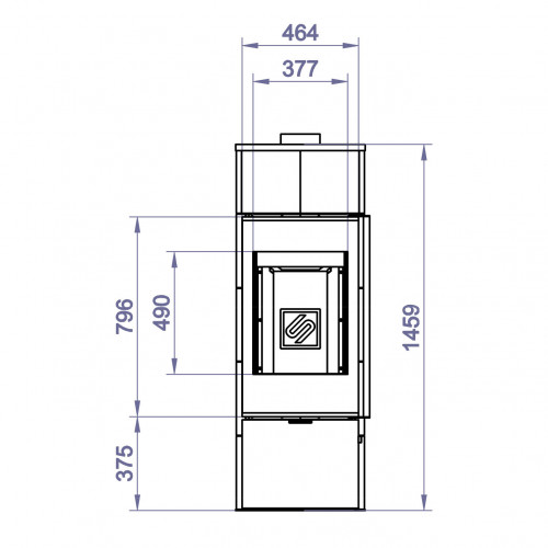 Печь DENALI LX TOP CR03 (Stav)