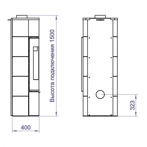 Печь DENALI LX TOP CR03 (Stav)