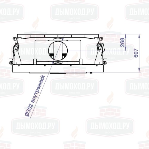 Каминная топка F 1300G (Stav)