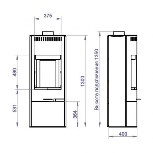 Печь DENALI W (Stav)