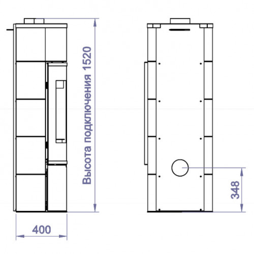 Печь DENALI LX TOP (Stav)