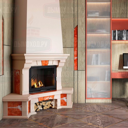 Облицовка MARBELLA SR, угловая, с каменной балкой (Supra-Russia)