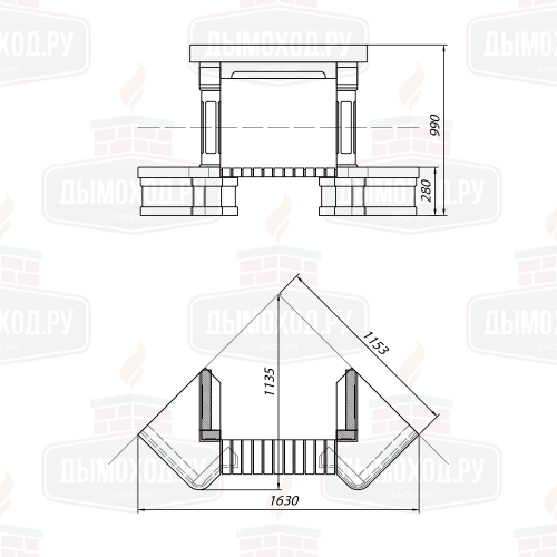 Облицовка TANGO SR, с деревянной балкой (Supra-Russia)