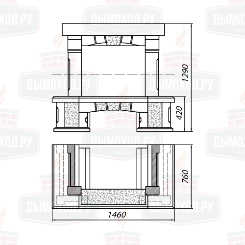 Облицовка MARBELLA SR, с деревянной балкой (Supra-Russia)