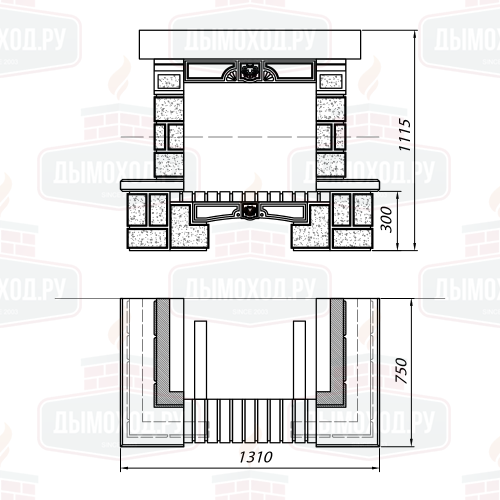 Облицовка SARDANE SR, с деревянной балкой (Supra-Russia)