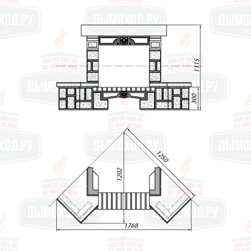 Облицовка BOLERO SR, с деревянной балкой (Supra-Russia)